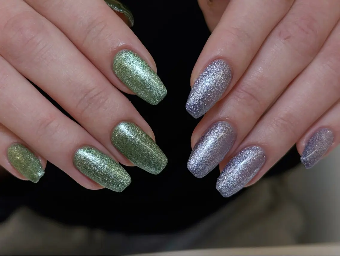 ネイル チークネイル フレンチネイル 韓国ネイル マグネットネイル 持ち込み ハンドネイル LINEA.nail STUDIOのネイルデザイン