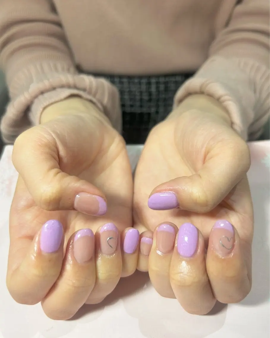 ネイル フレンチネイル ハンドネイル 吉野✨ ネイルデザイナー✨のネイルデザイン