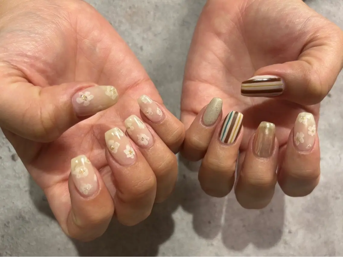 ネイル ハンドネイル フットネイル nail salon mieux(ミュー)のマツエク・マツパデザイン