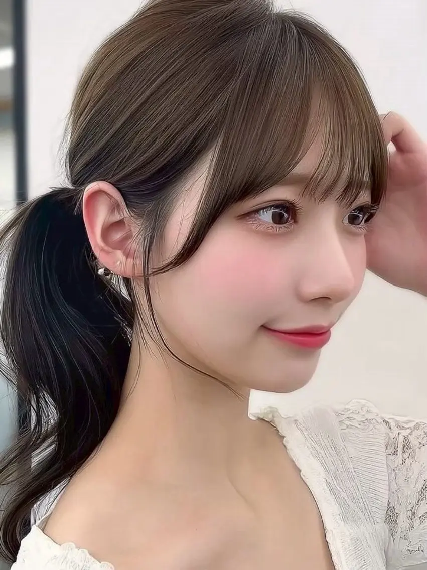 セミロング カラー カット ヘアカラー トリートメント ✂️垢抜け/トレンド レイヤー/韓国/IRのヘアスタイル