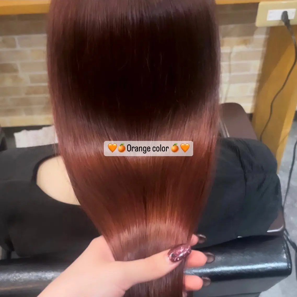 ロング カラー カット ヘアカラー トリートメント 𝐑𝐢𝐤𝐚 ໒꒱♡のヘアスタイル
