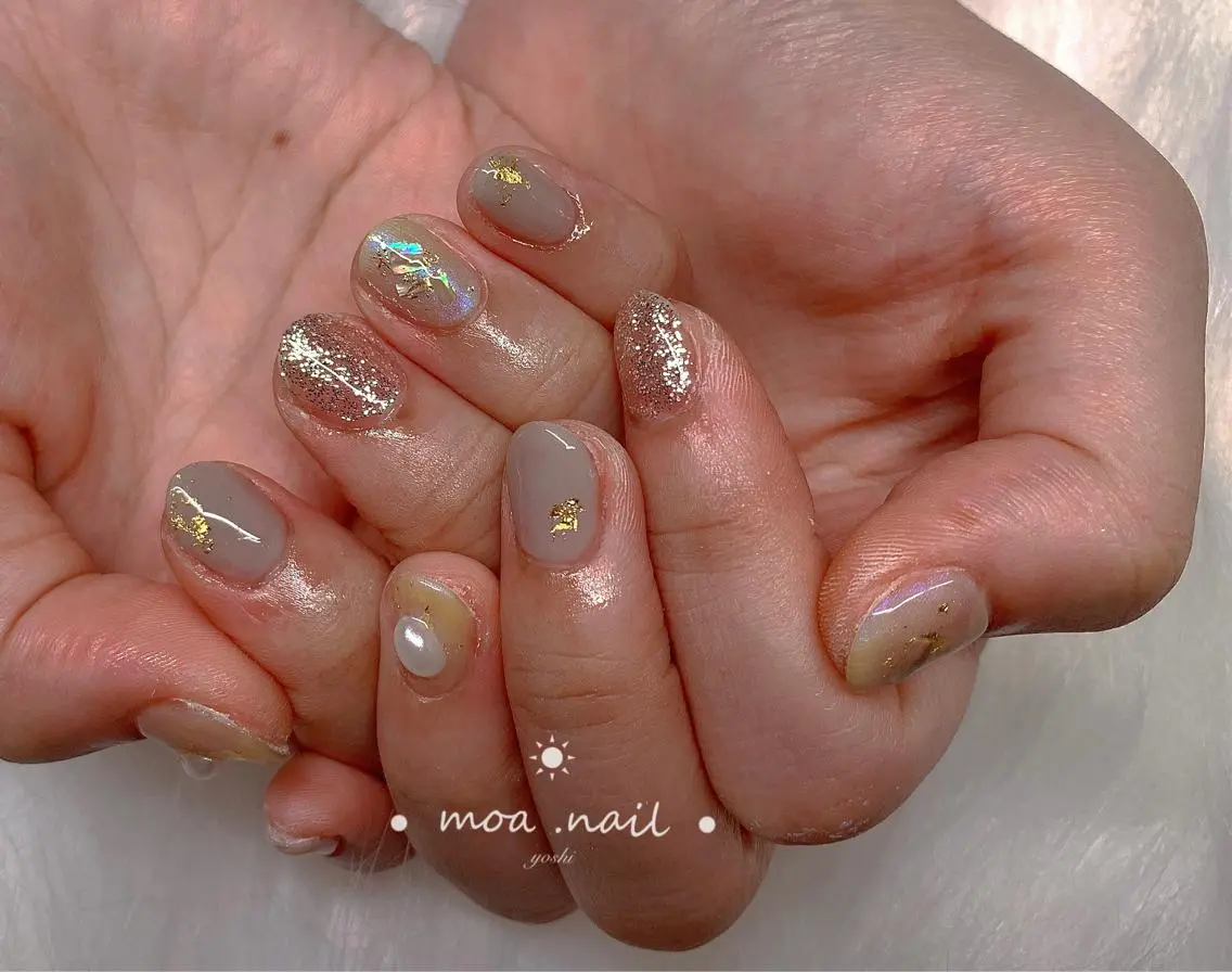 ネイル シンプルネイル MoaNail🫶 Yoshiのネイルデザイン
