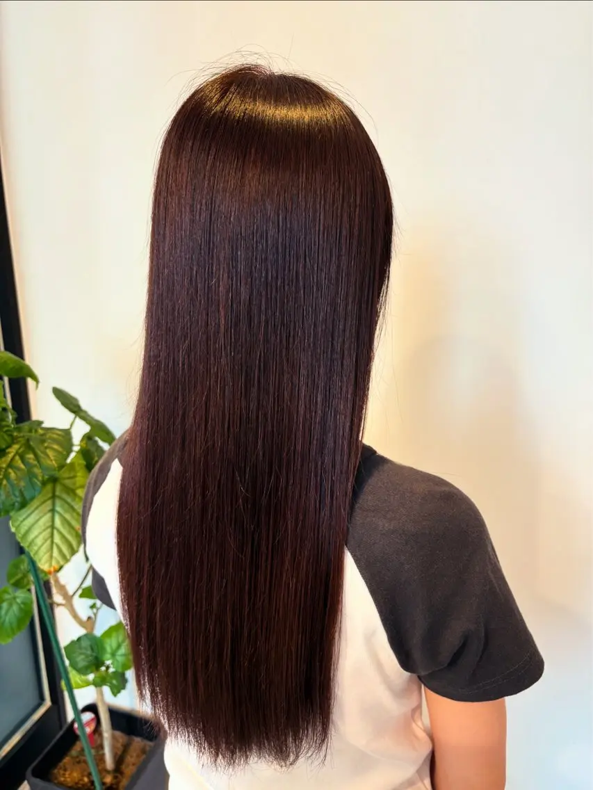ロング 田中 希のヘアスタイル