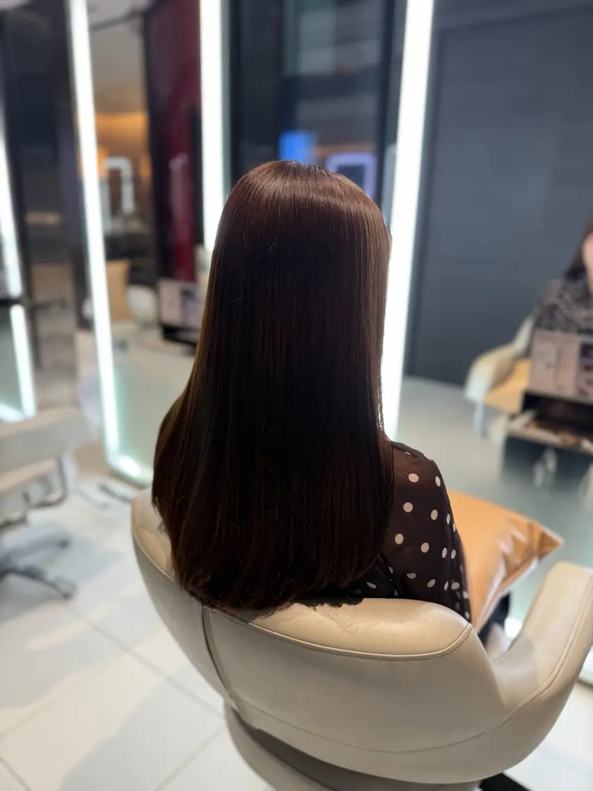 ロング レイヤーカット カット トリートメント 🤍たむら みなみ 銀座🤍のヘアスタイル