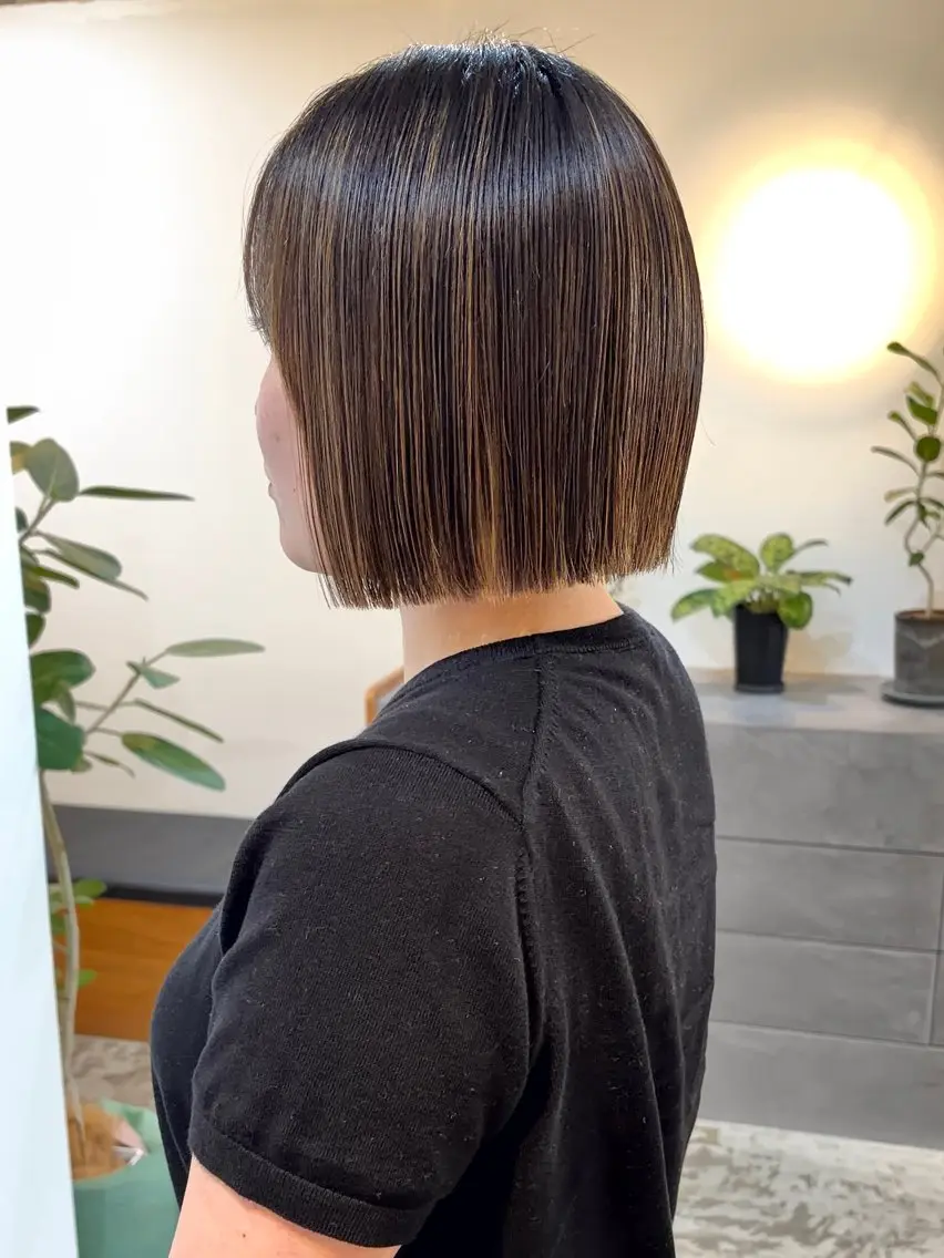 ショート カット 愛花/久屋大通/ 切りっぱなしボブのヘアスタイル