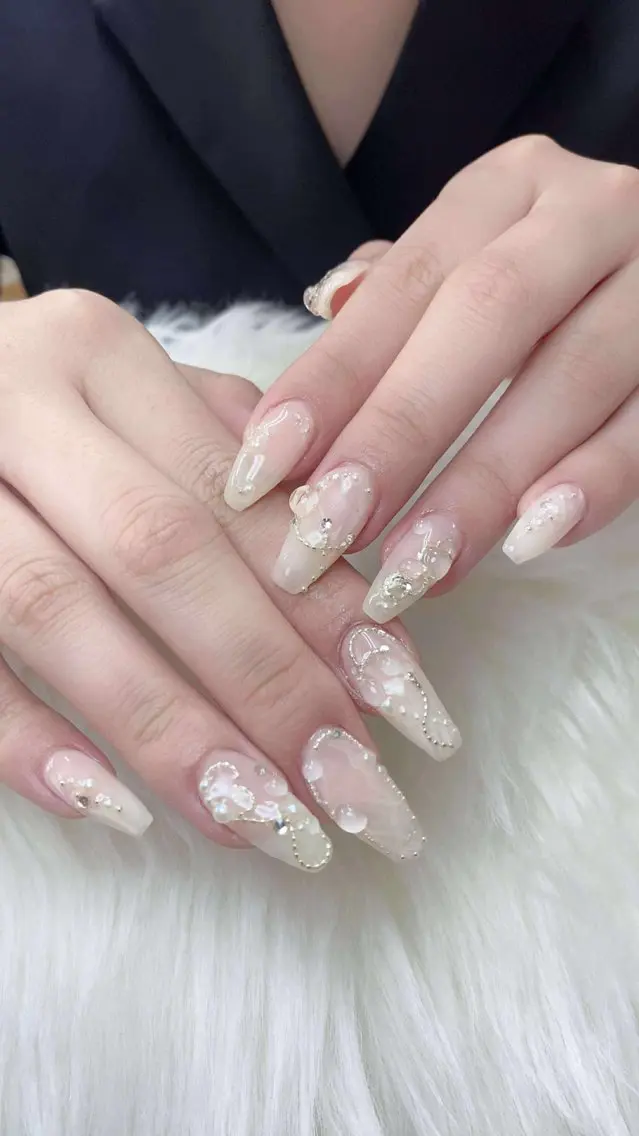 ネイル フレンチネイル グラデーション 韓国ネイル マグネットネイル ニュアンスネイル ハンドネイル Squen Nail shinjukuのネイルデザイン