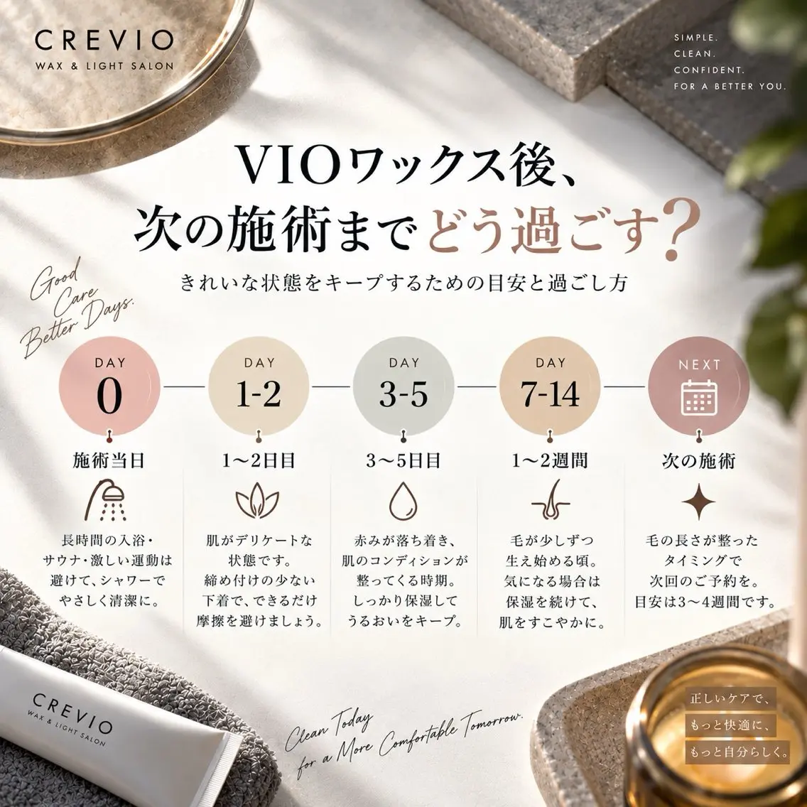 脱毛サロン CREVIOのエステ・リラクイメージ