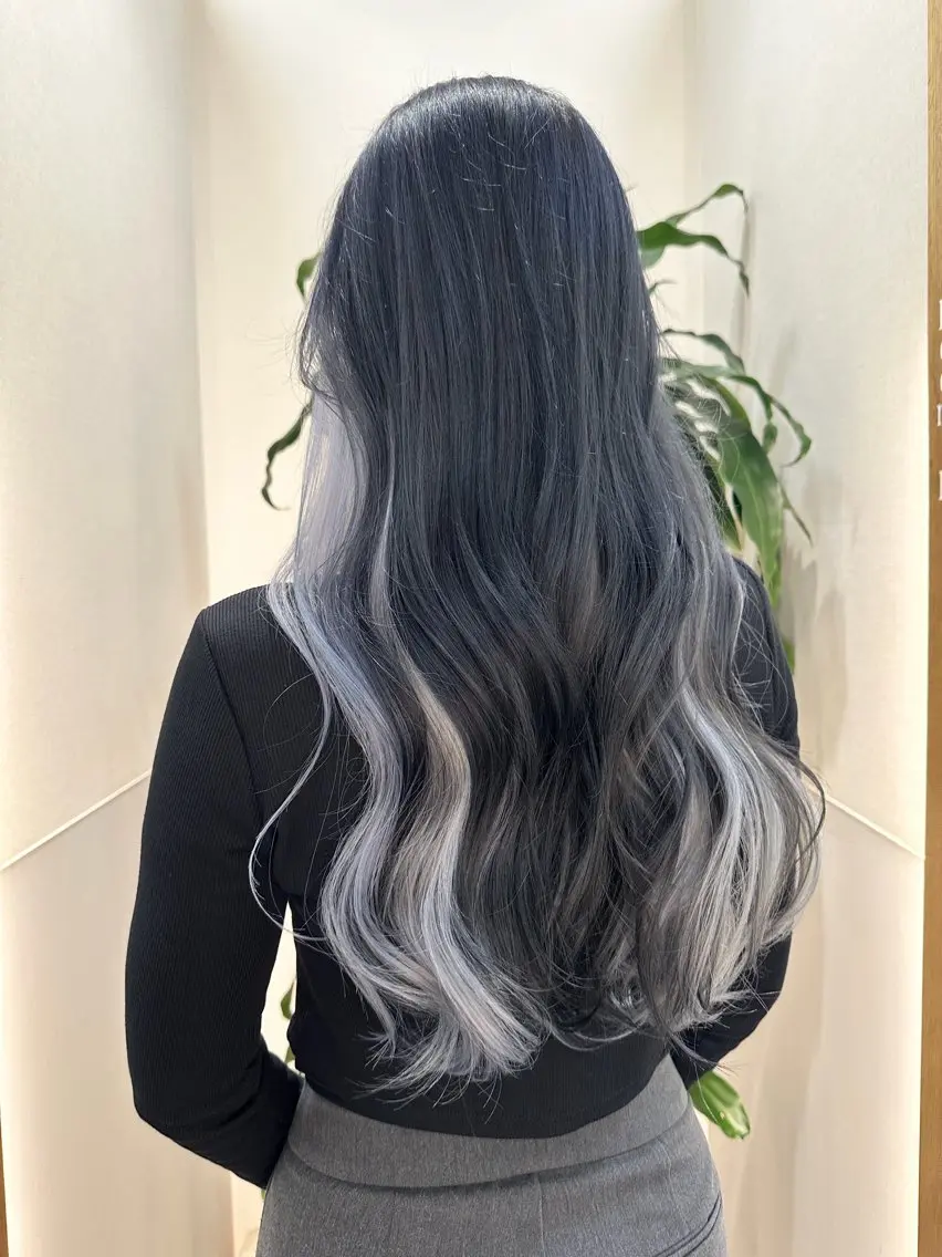 ロング カラー ヘアカラー トリートメント ヘアセット 🦋レイヤーカット ミドリカワ🦋のヘアスタイル