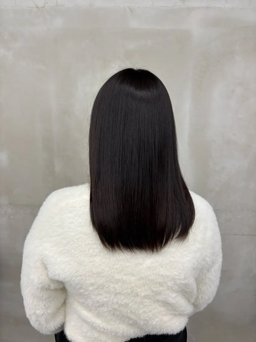 ロング パーマ カットモデル・パーマ 🌀リリアのヘアスタイル