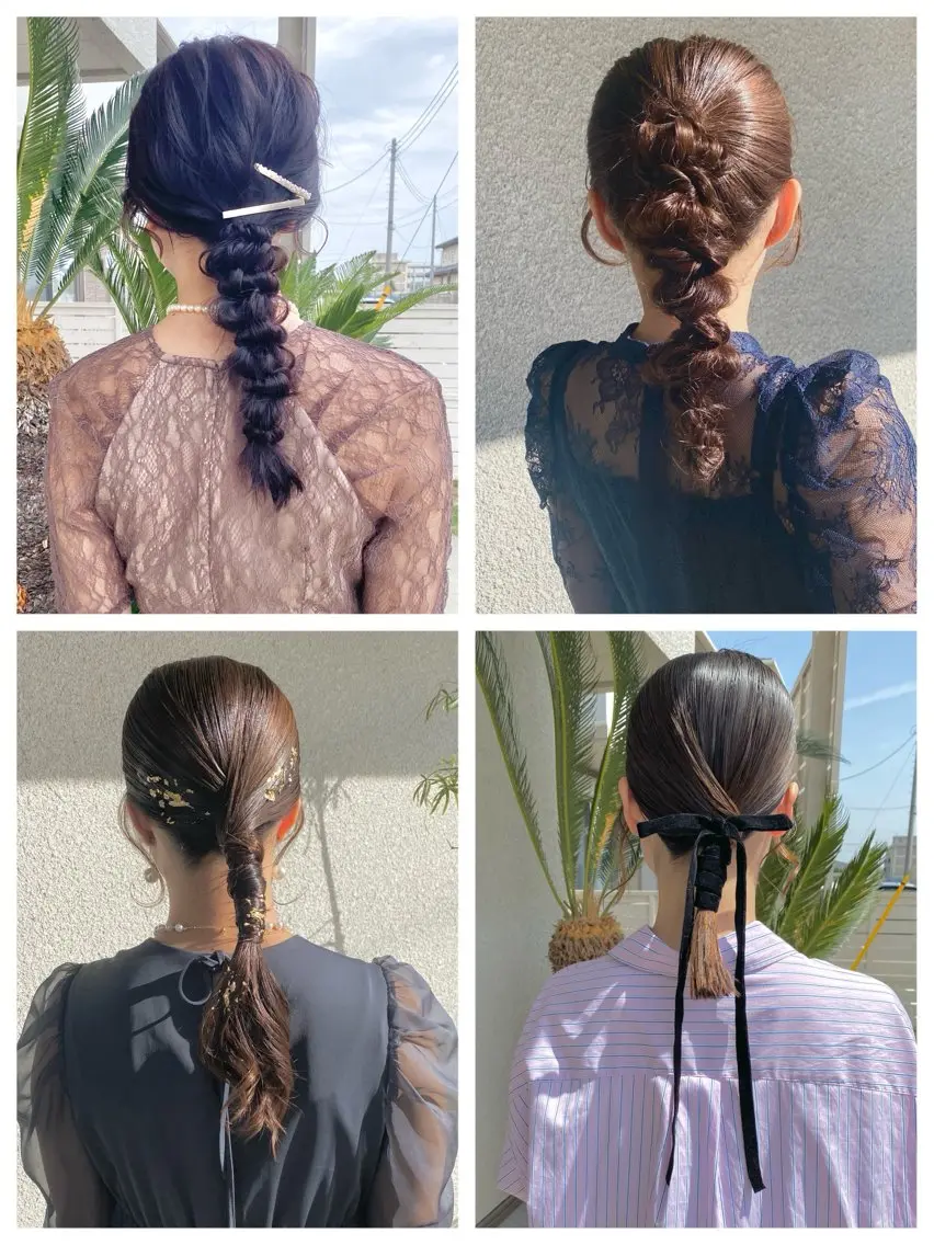 ⚪️ヘアセット　お任せポニーの写真