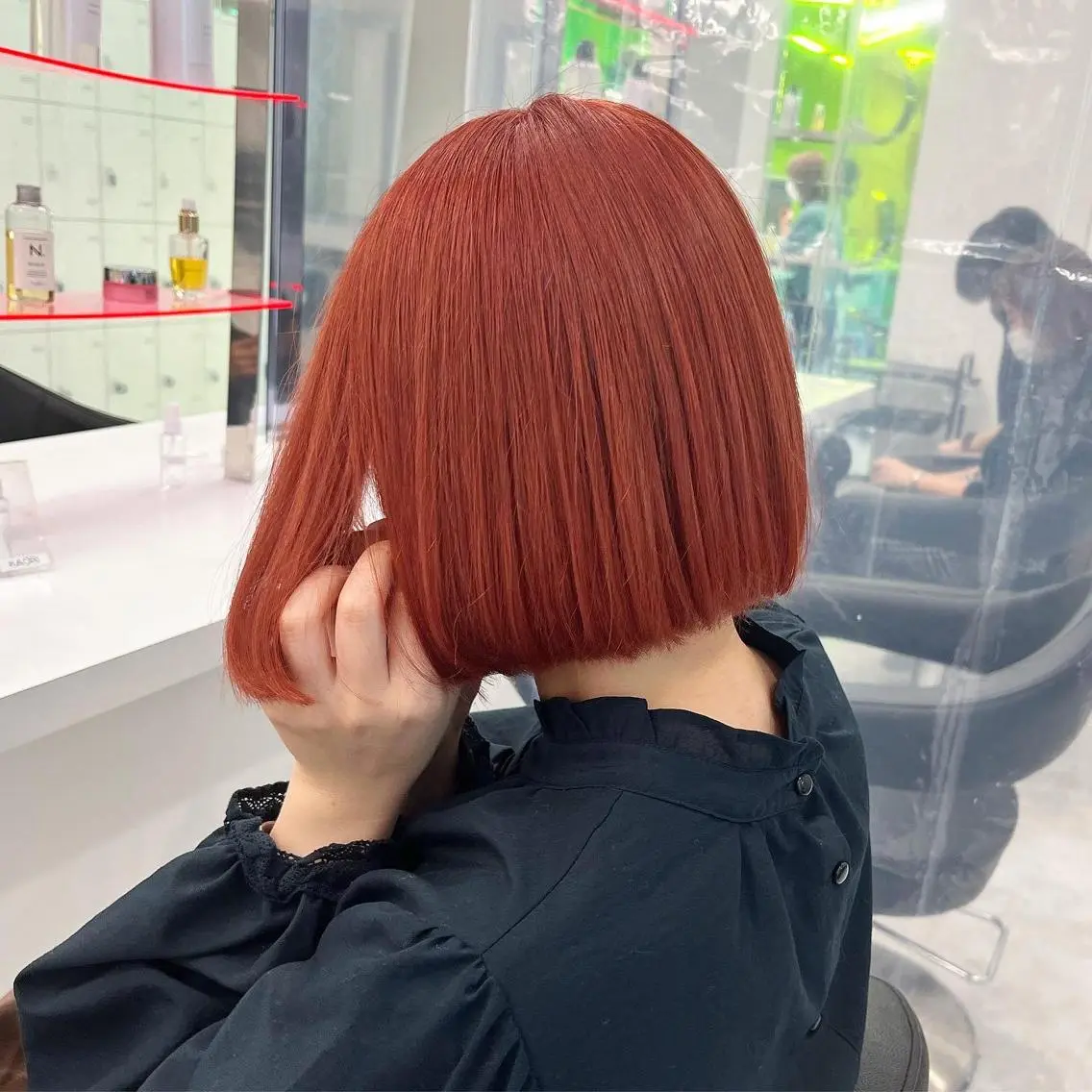 ショート カラー 髪質改善 トリートメント ボブカットモデル 募集中　ukaのヘアスタイル
