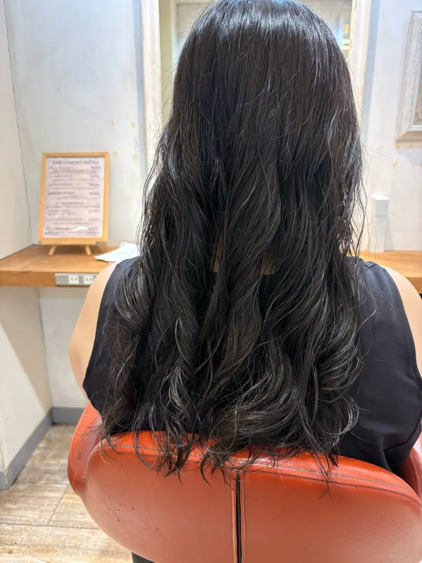 ロング パーマ メンズパーマ 神田一瑳のヘアスタイル