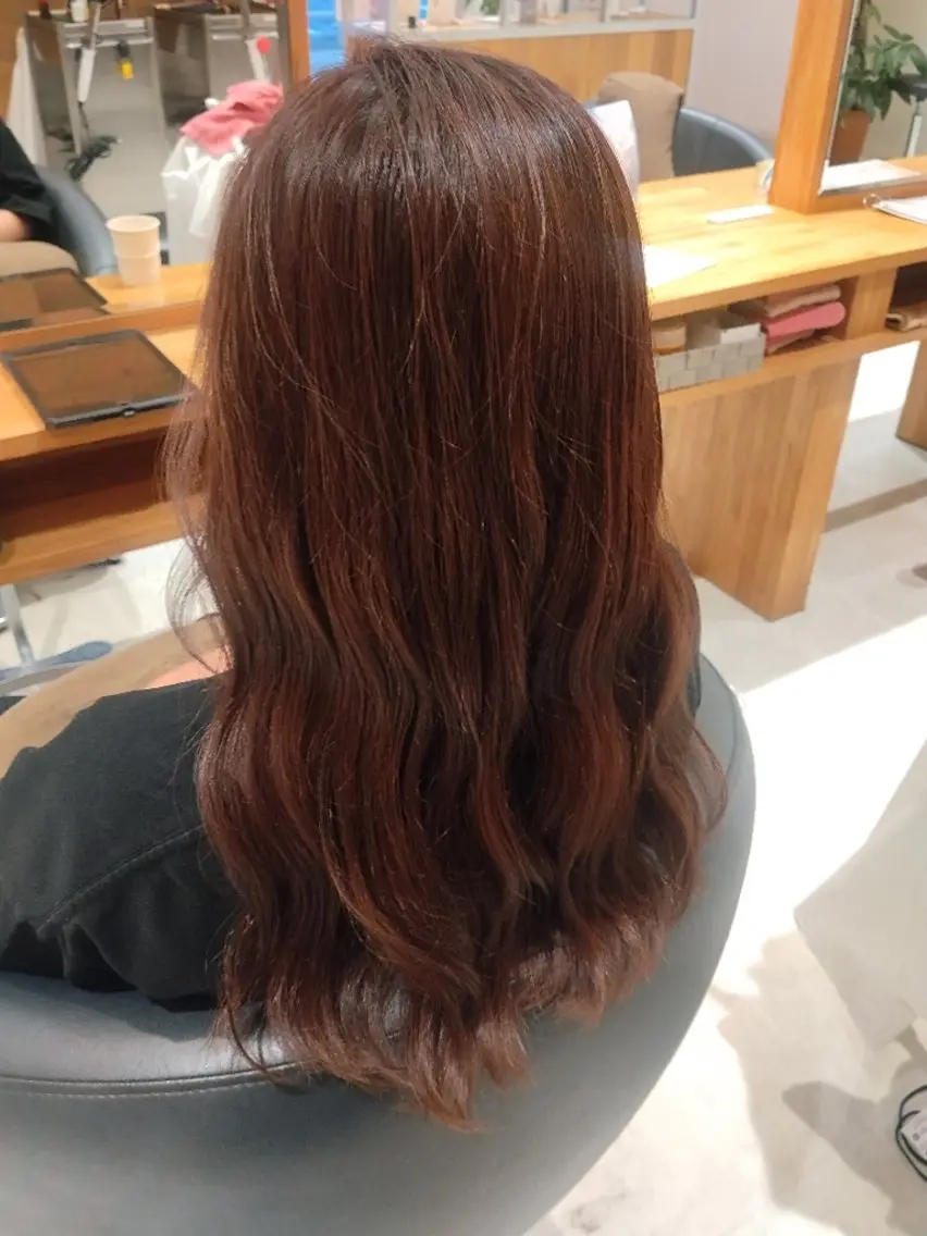ロング カット ヘアカラー 合田 美空のヘアスタイル