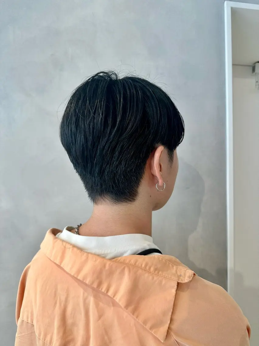 【MEN'S】カット+縮毛矯正の写真