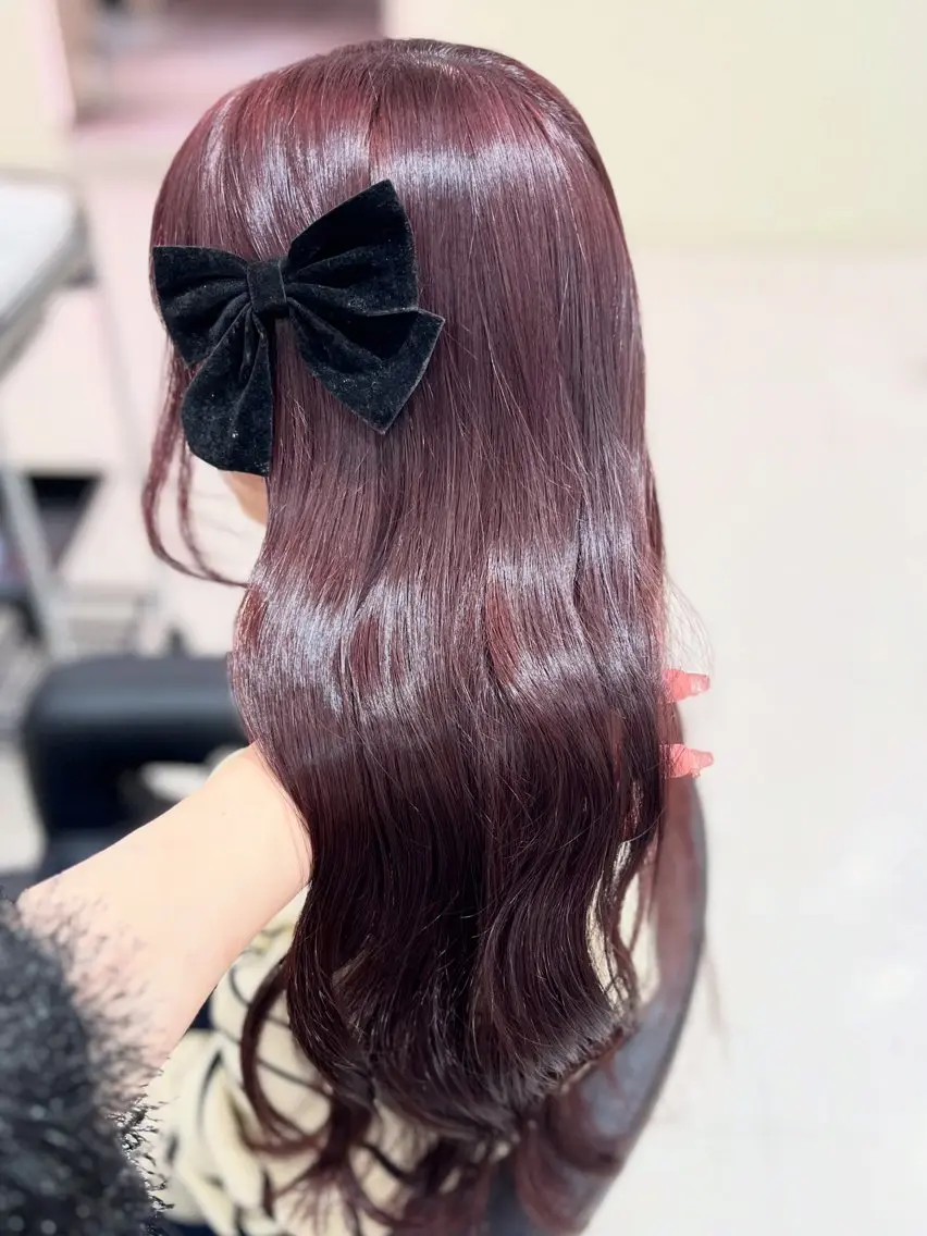 カラー ヘアカラー トリートメント ベージュ・ラベンダー カラー🎀りりのヘアスタイル