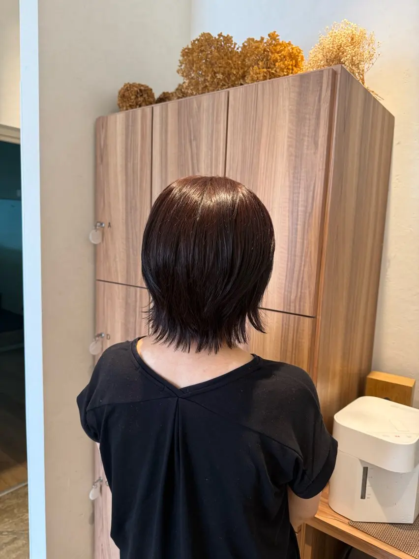 ショート ショートヘア 小宮山 桃加のヘアスタイル