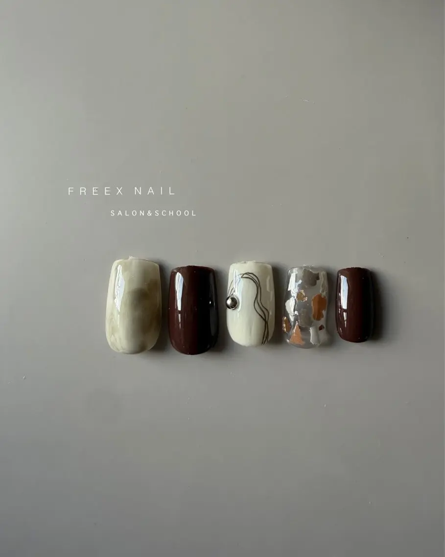 ネイル ハンドネイル ハンドケア freex nail /ニュアンス/個性派のネイルデザイン