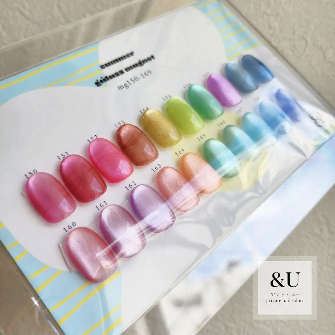 大人気✨ énoi 《summer gálass magnet🧊》\フットに映える✨夏カラー🌺登場!/の写真