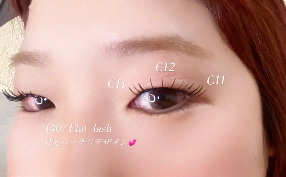 マツエク・マツパ フラットラッシュ 新越谷eyelash Sayaのマツエク・マツパデザイン
