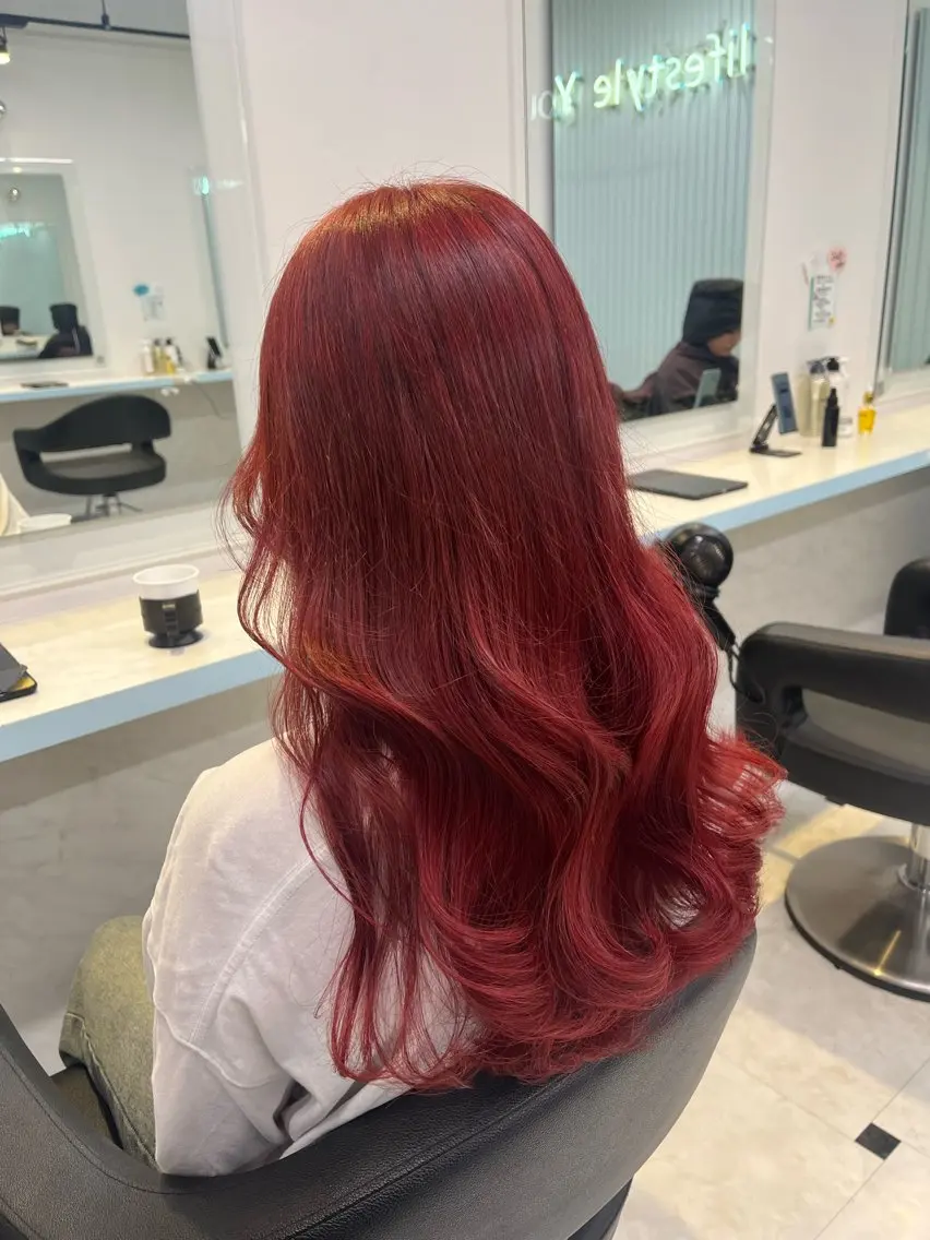 ロング カラー ヘアカラー トリートメント ブリーチカラー 🩵MIZUKIのヘアスタイル
