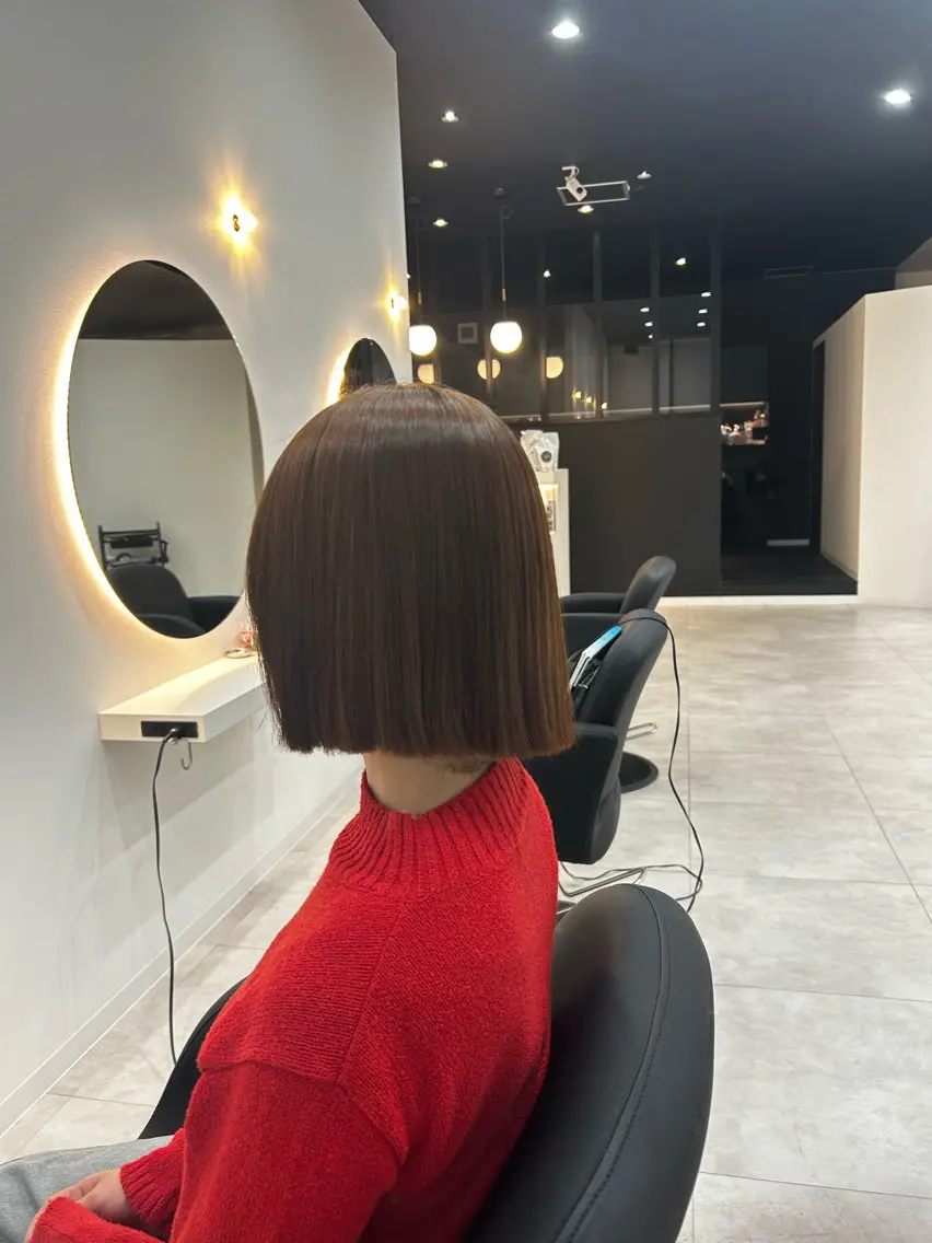 ミディアム 落合心菜/ 釧路美容室のヘアスタイル