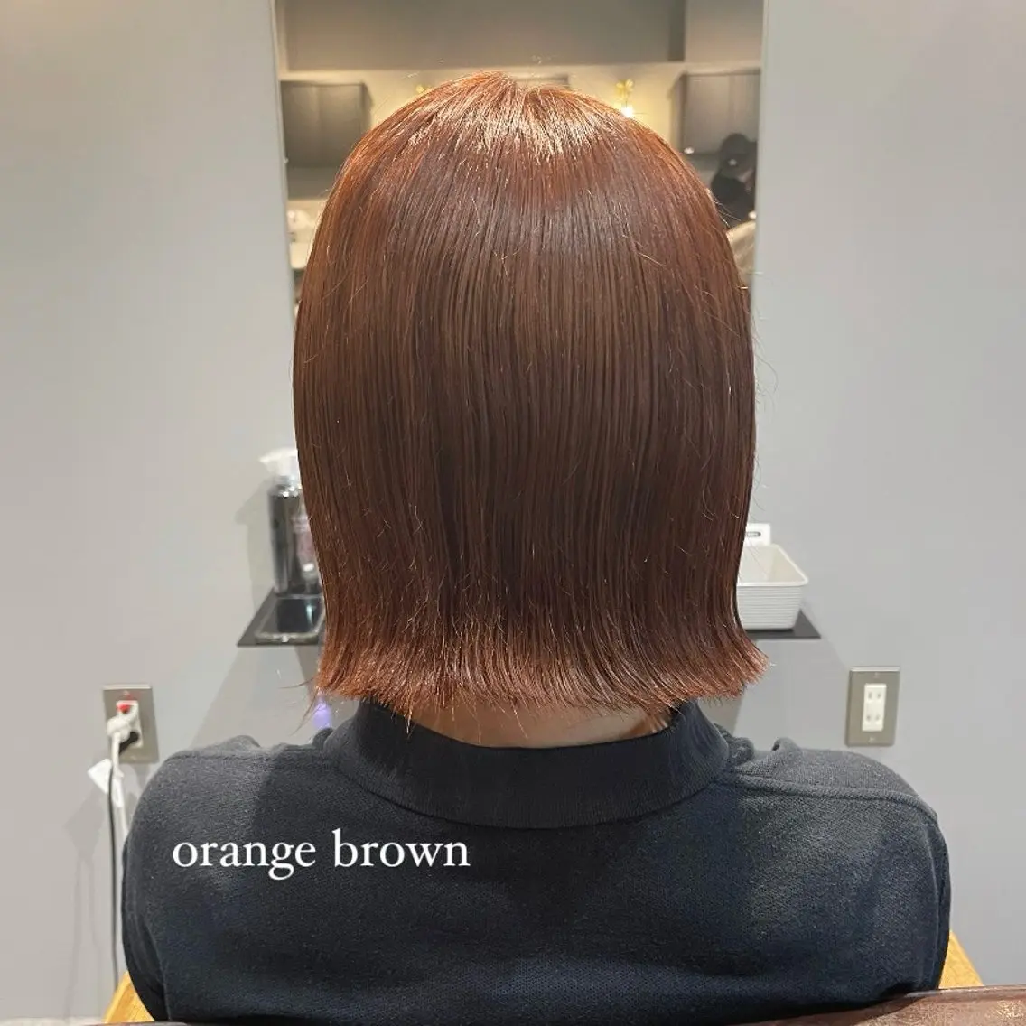 ショート カラー ブリーチ ブラウンカラー ダブルカラー ブリーチなしカラー オレンジ ヘアカラー Mimi🎀ブリーチ なし透明感 Ｗカラーのヘアスタイル