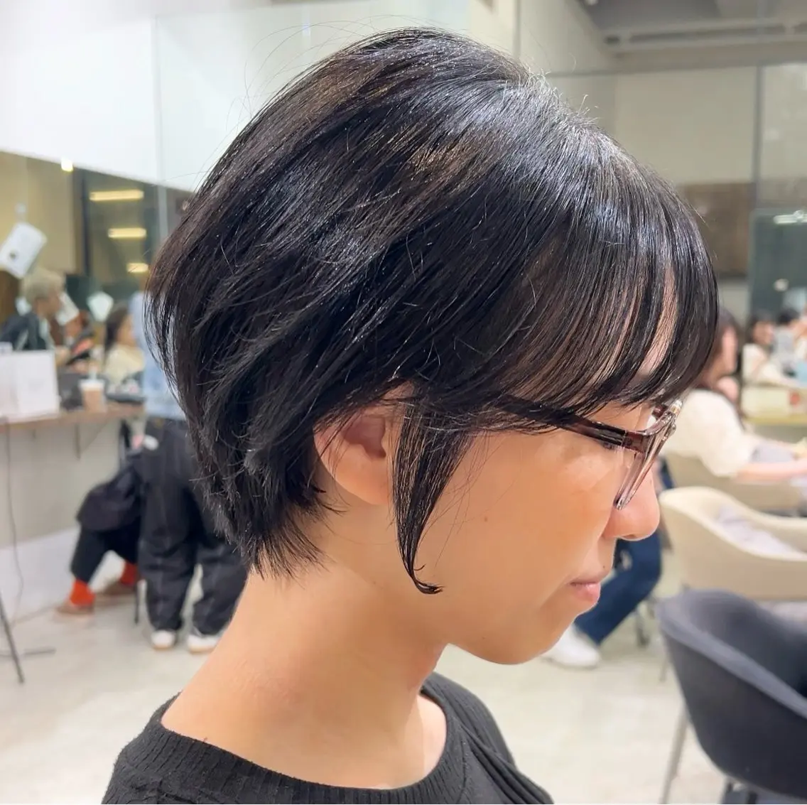 ショート まとまるボブ/縮毛矯 生🌿あおい✨のヘアスタイル