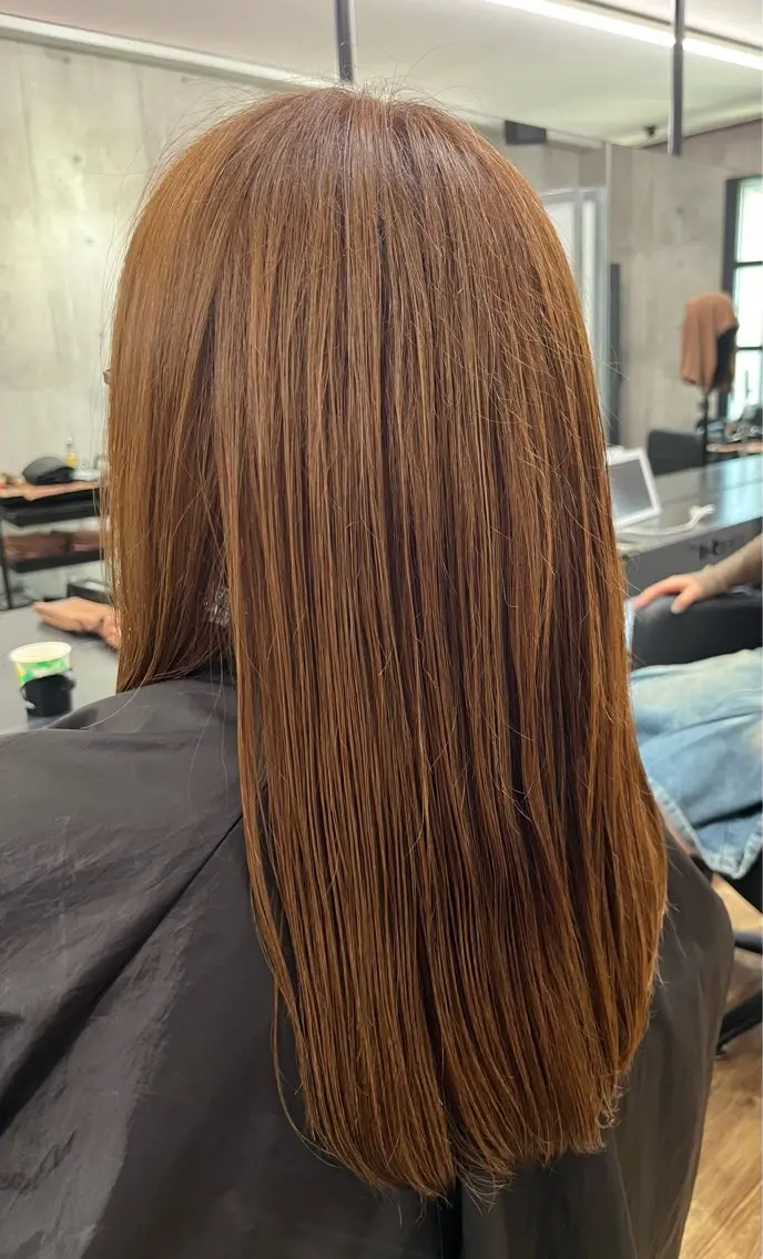 ロング カラー 永井 脩弥のヘアスタイル