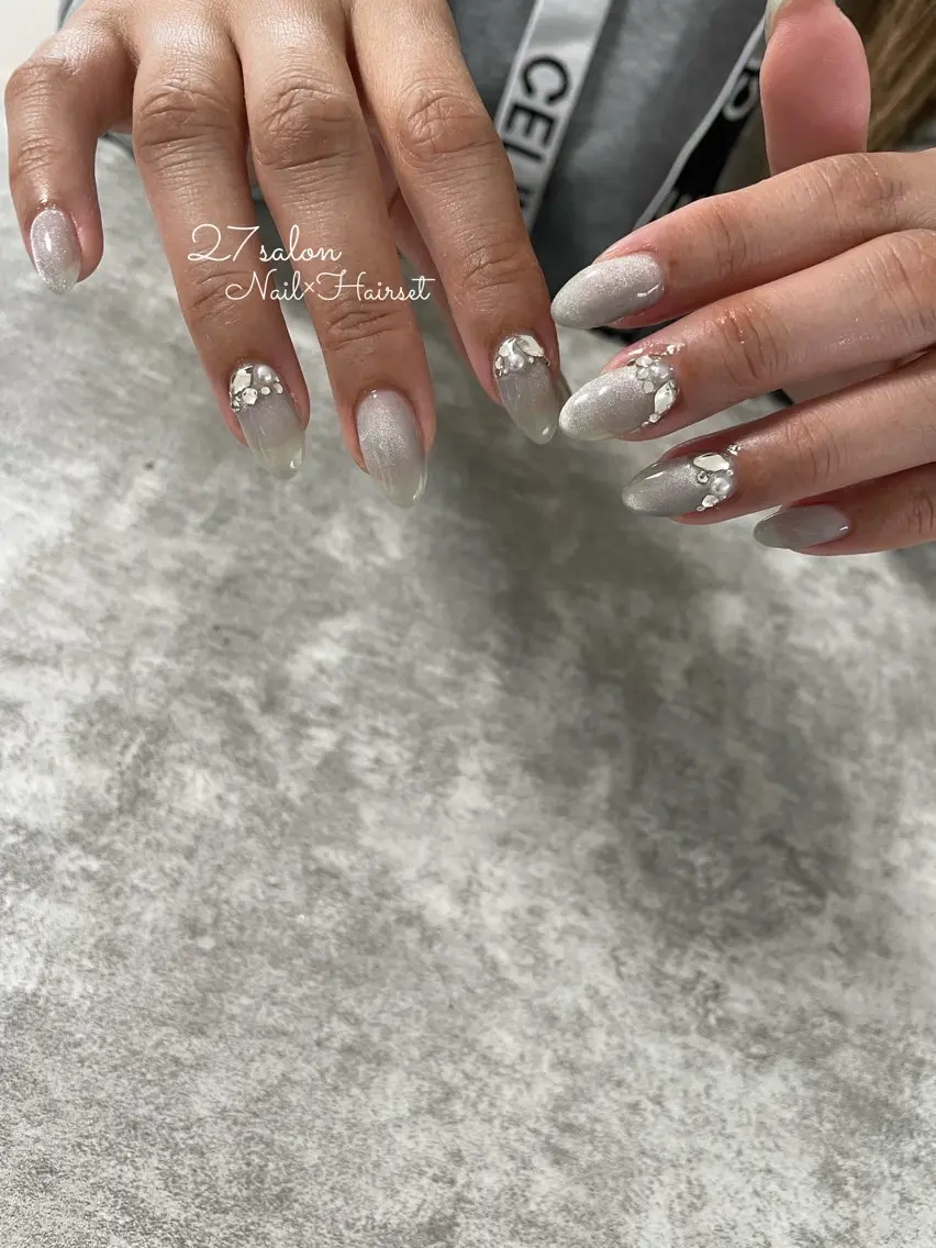 ネイル マグネットネイル 27salon yuinaのネイルデザイン