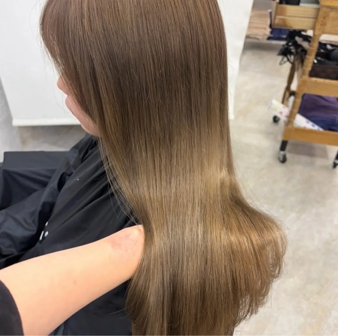 ロング カラー ヘアカラー トリートメント otoha✳︎ くすみ艶カラーのヘアスタイル