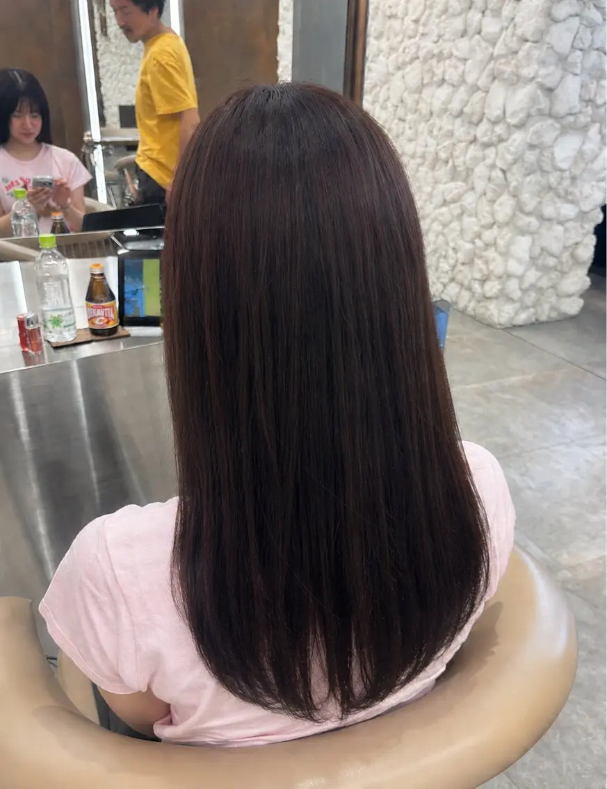 ロング カラー ブラウンカラー 透明感カラー イルミナカラー ピンクカラー 秋元 香凜 𝜗𝜚₊˚のヘアスタイル