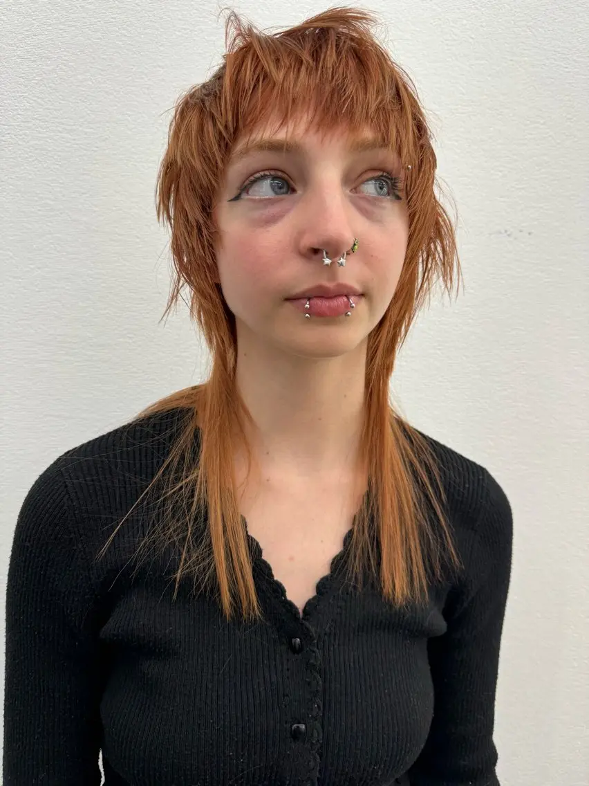 ミディアム オサナイ ユウタのヘアスタイル