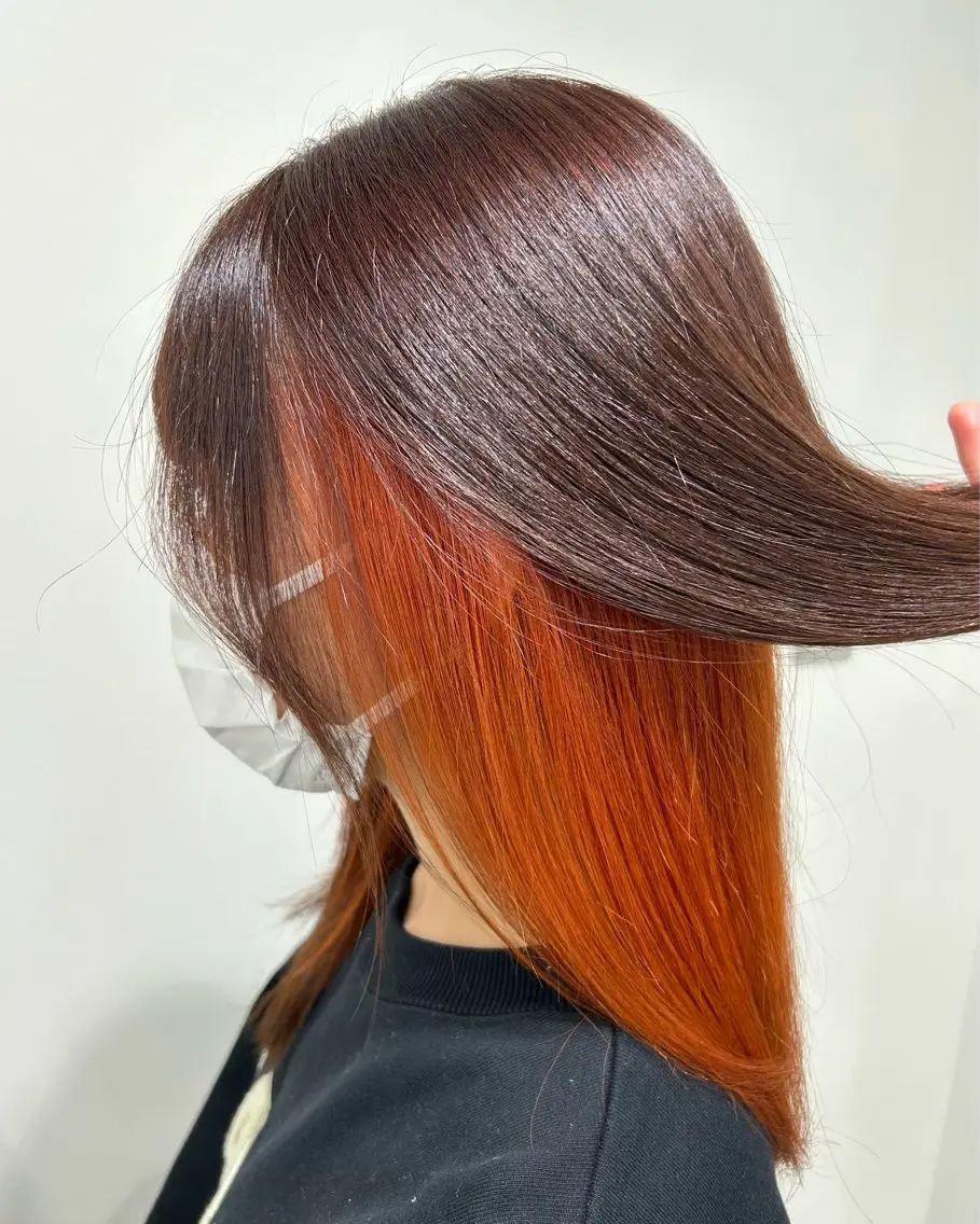 カラー ヘアカラー トリートメント 🦋Anli .nanami🦋のヘアスタイル