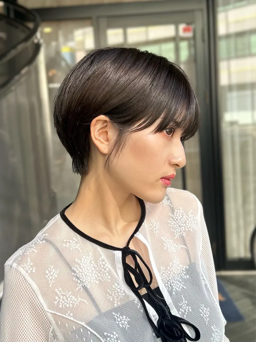 【ミニモ限定クーポン🙆♀️🌈】似合わせショートカット+カラー+ケアプロの写真
