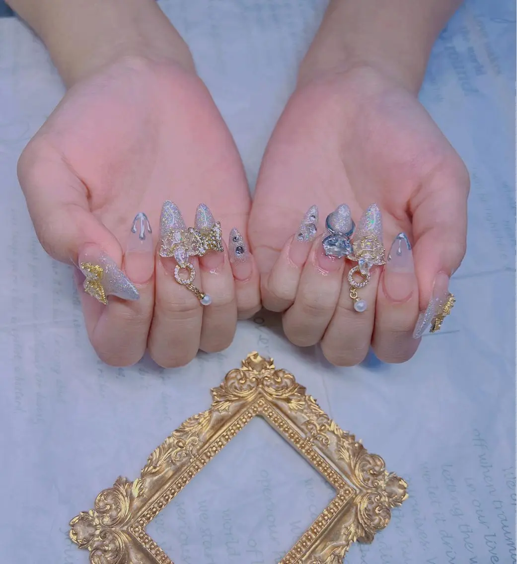 自爪ジェルネイル💓💅🏻やり放題10本 3D対応 持ち込みOK💅🏻の写真