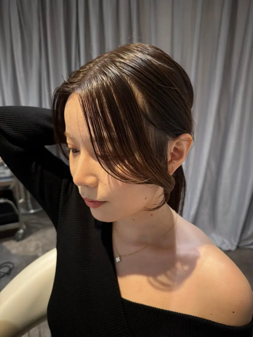 ロング カラー 透明感カラー グレージュ 顔まわりレイヤー レイヤーカット 小顔カット カット ヘアカラー トリートメント 💎透明感カラー特化 💎TAISEIのヘアスタイル