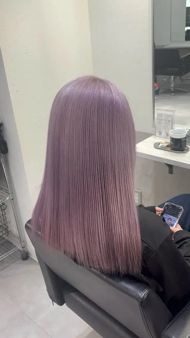 ロング カラー ブリーチ ラベンダーカラー ヘアカラー 🌮SHUN🇺🇸 /CIERA南船場のヘアスタイル