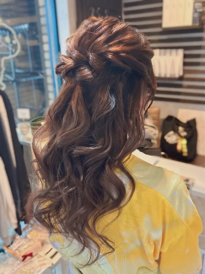 ヘアアレンジ ハーフアップ ヘアセット Noe' Akariのその他イメージ