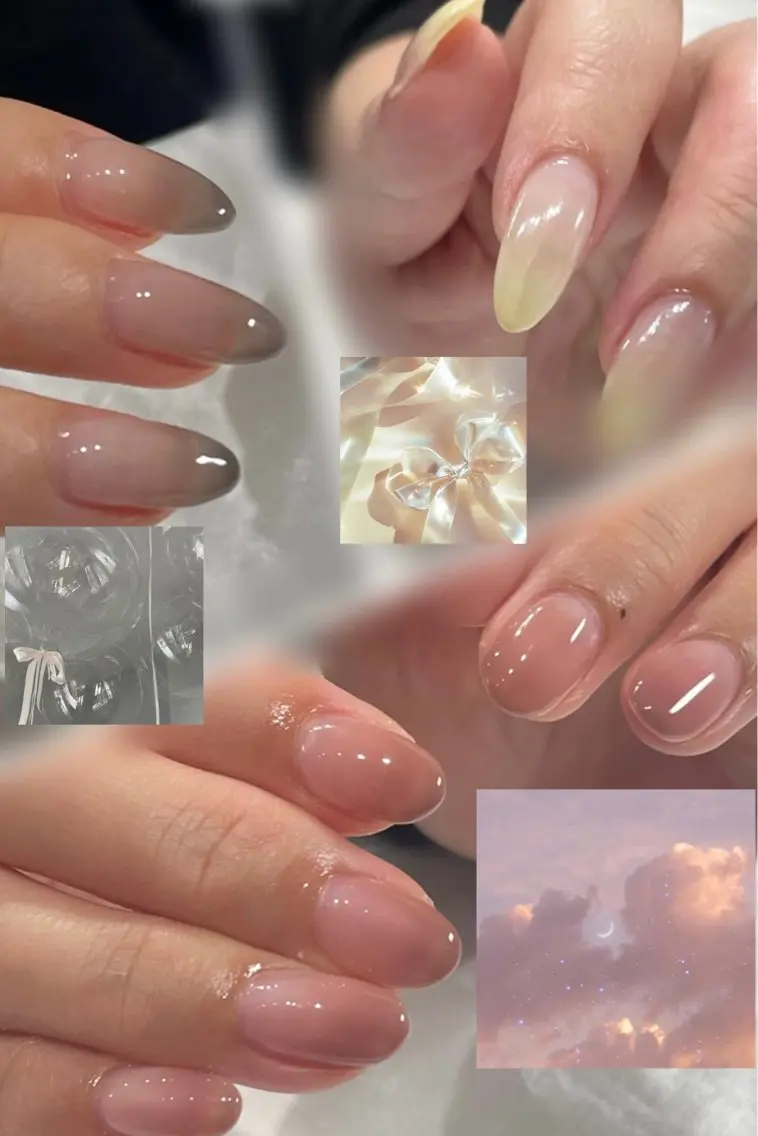 【HAND】カラーグラデーションネイル(オフなし)の写真