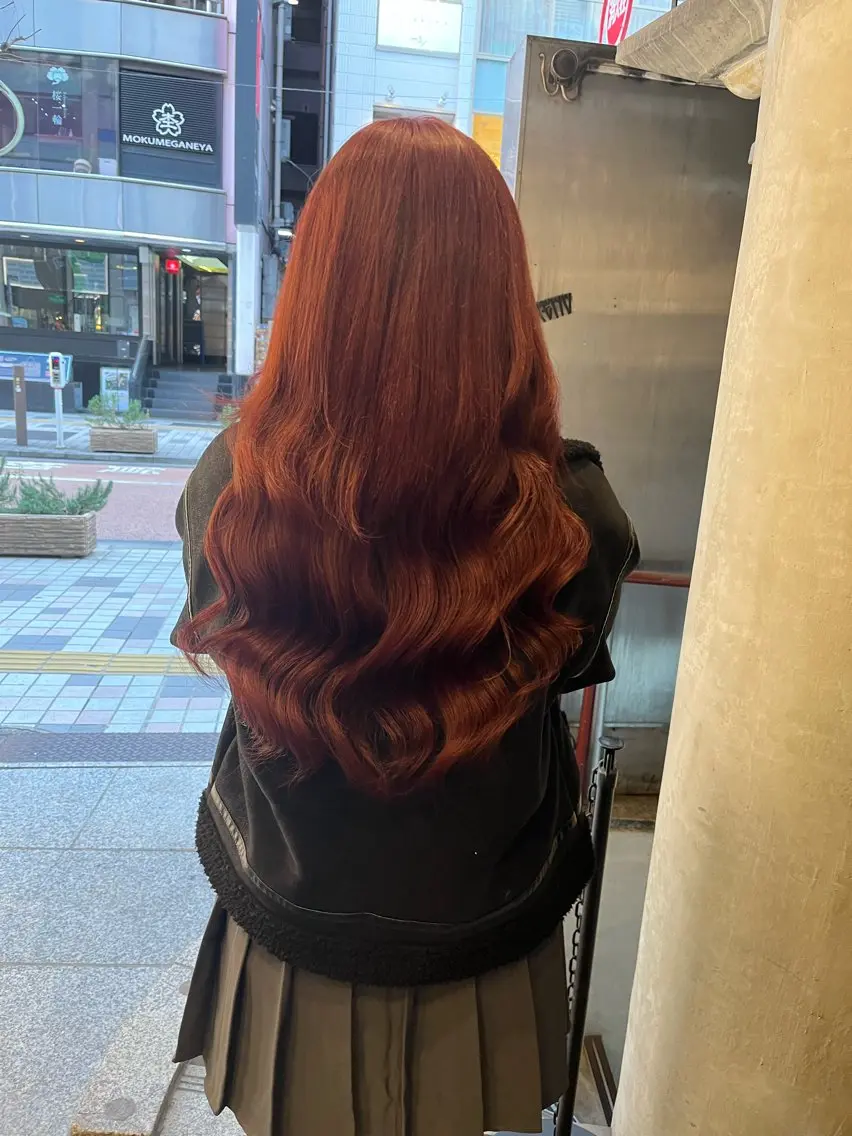 セミロング ボブカット艶髪 矯正濱川響太のヘアスタイル