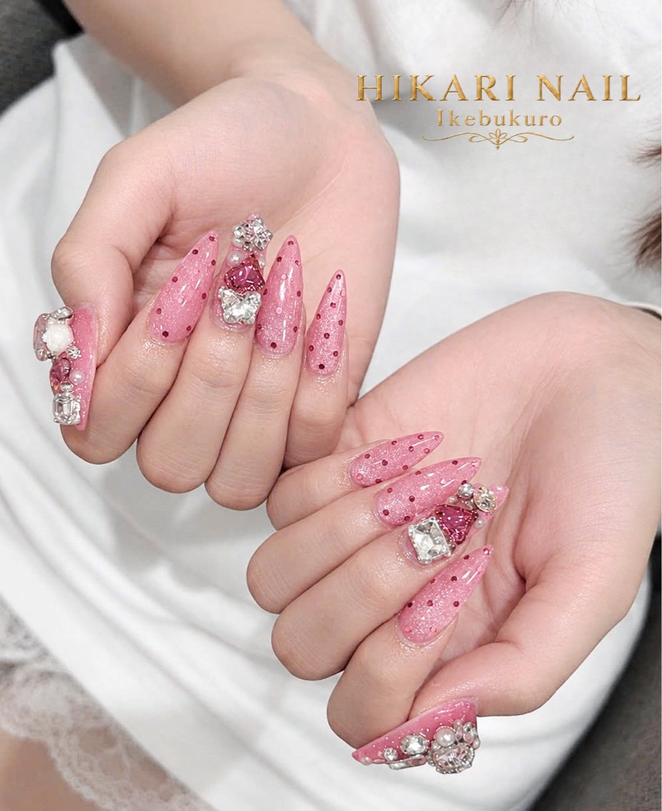 ネイル ハロウィン 持ち込み 冬ネイル クリスマス ハンドネイル HikariNail Ikebukuroのネイルデザイン