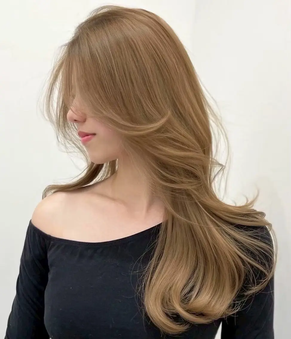 【韓国風小顔見せ💕✨️】顔周りカットの写真