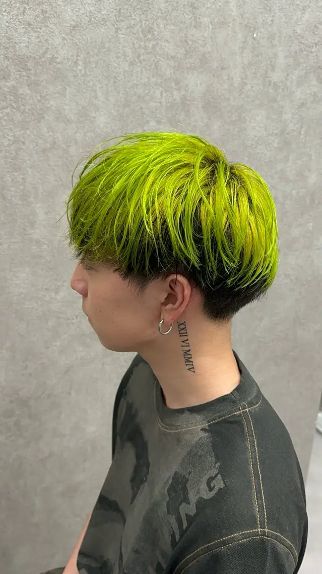 カラー パーマ メンズ ヘアカラー STANCE MEN'S公式のヘアスタイル