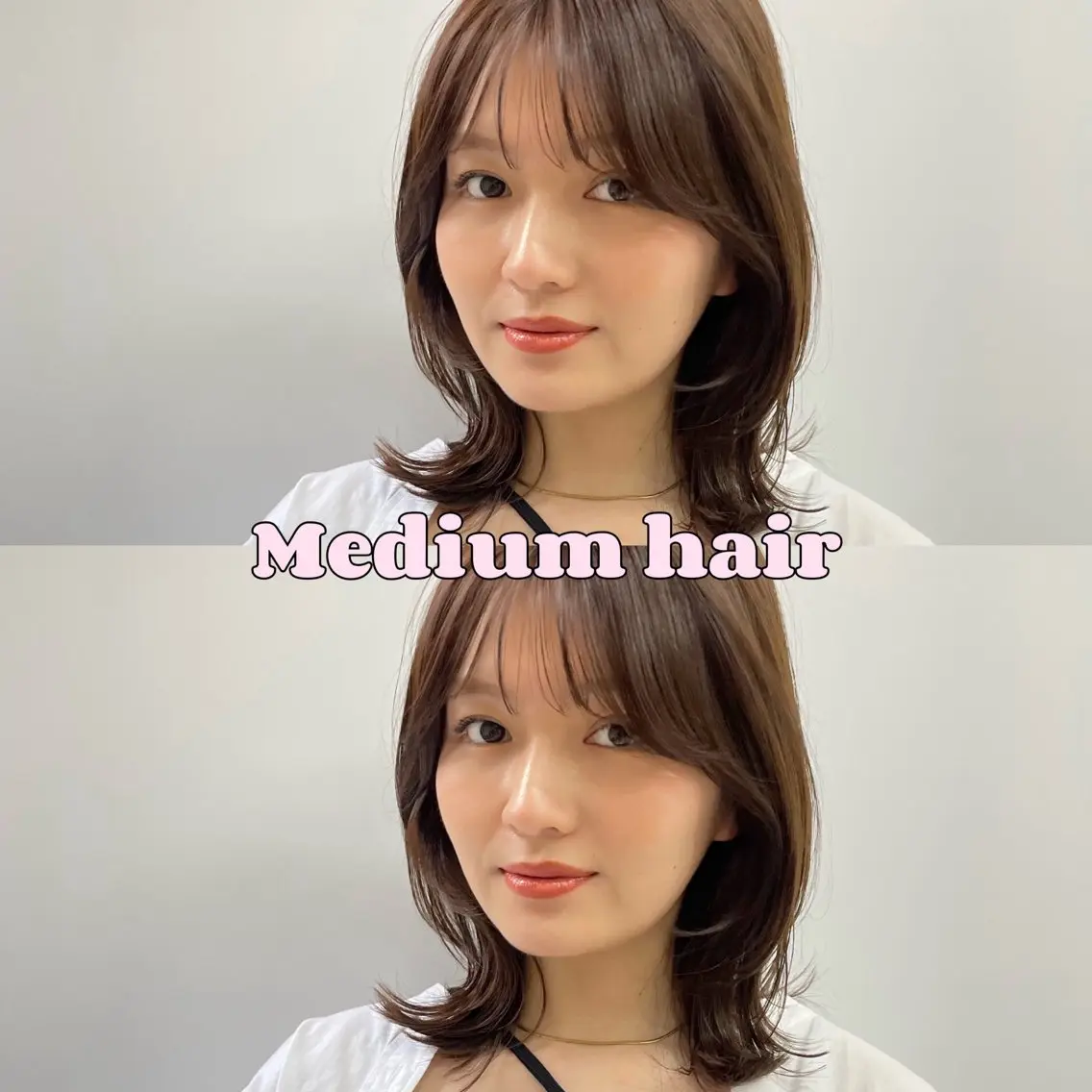 ミディアム カットモデル募集中 🤍harunaのヘアスタイル