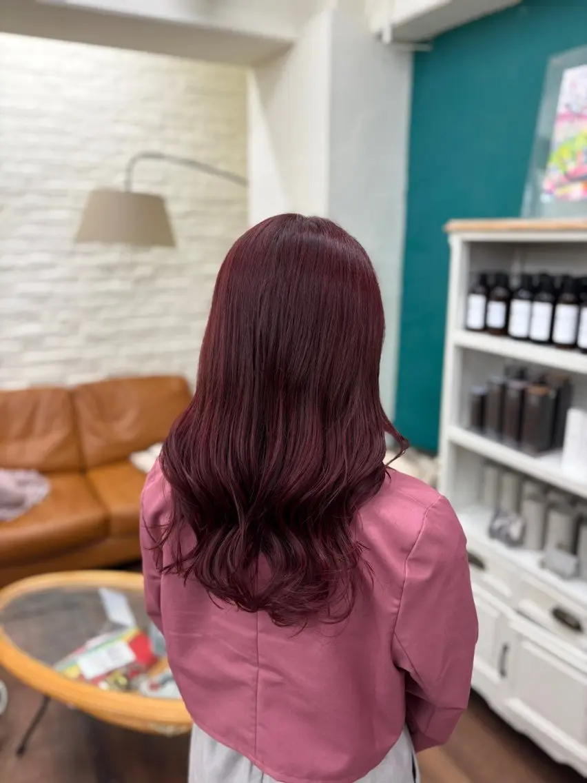 ロング カラー カット ヘアカラー 🎀ときの/髪質改善 透けッ暖色カラー🪞のヘアスタイル