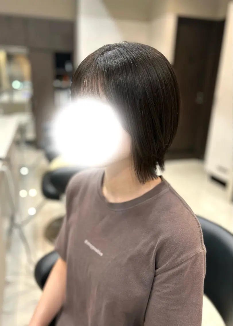 ショート ボブレイヤー ボブ くびれヘア レイヤーカット 結べるレイヤーカット /nodoka☾のヘアスタイル