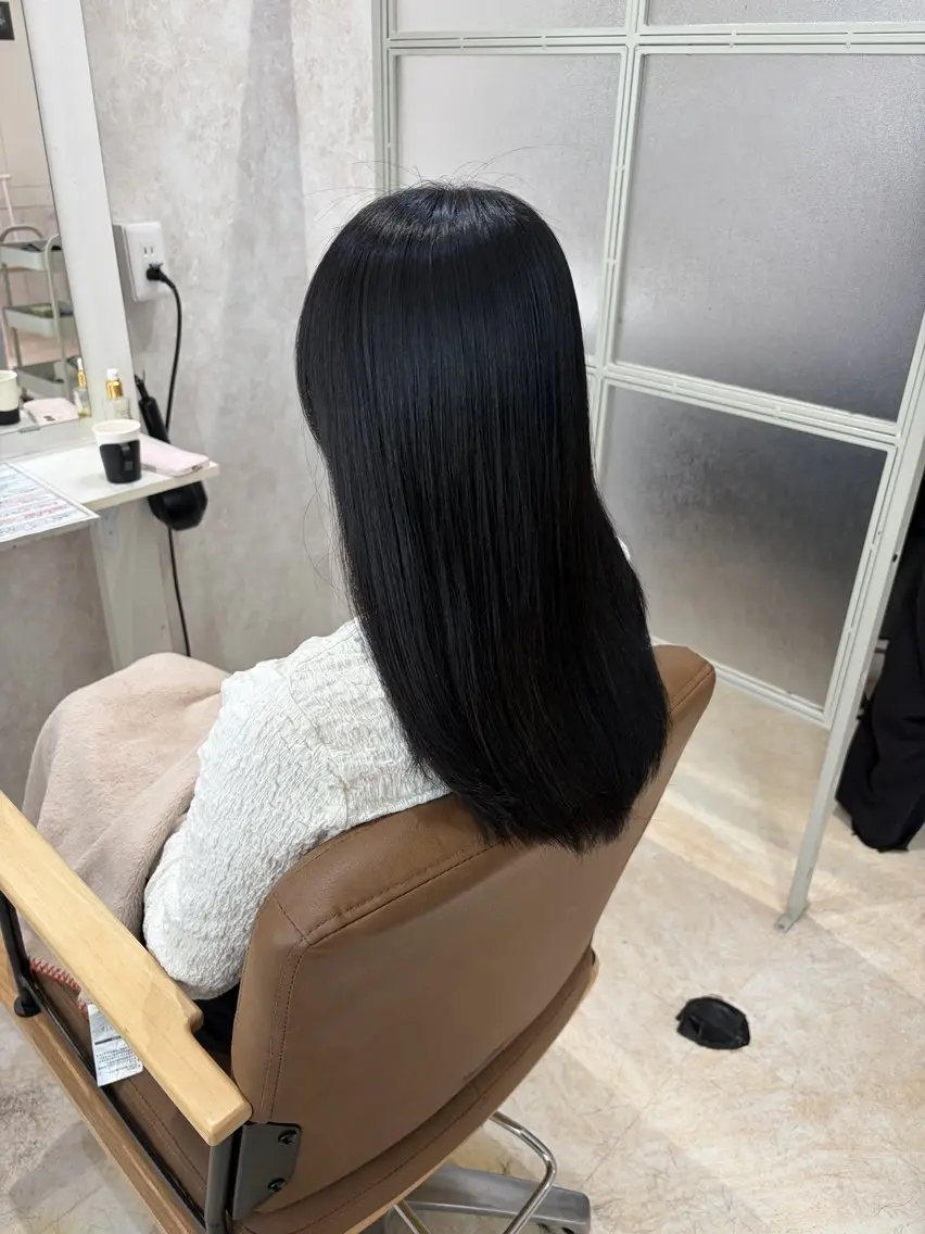 セミロング カラー カット ヘアカラー トリートメント ヘアセット Rico🤎まこと 🤎ボブ/艶カラー♪のヘアスタイル