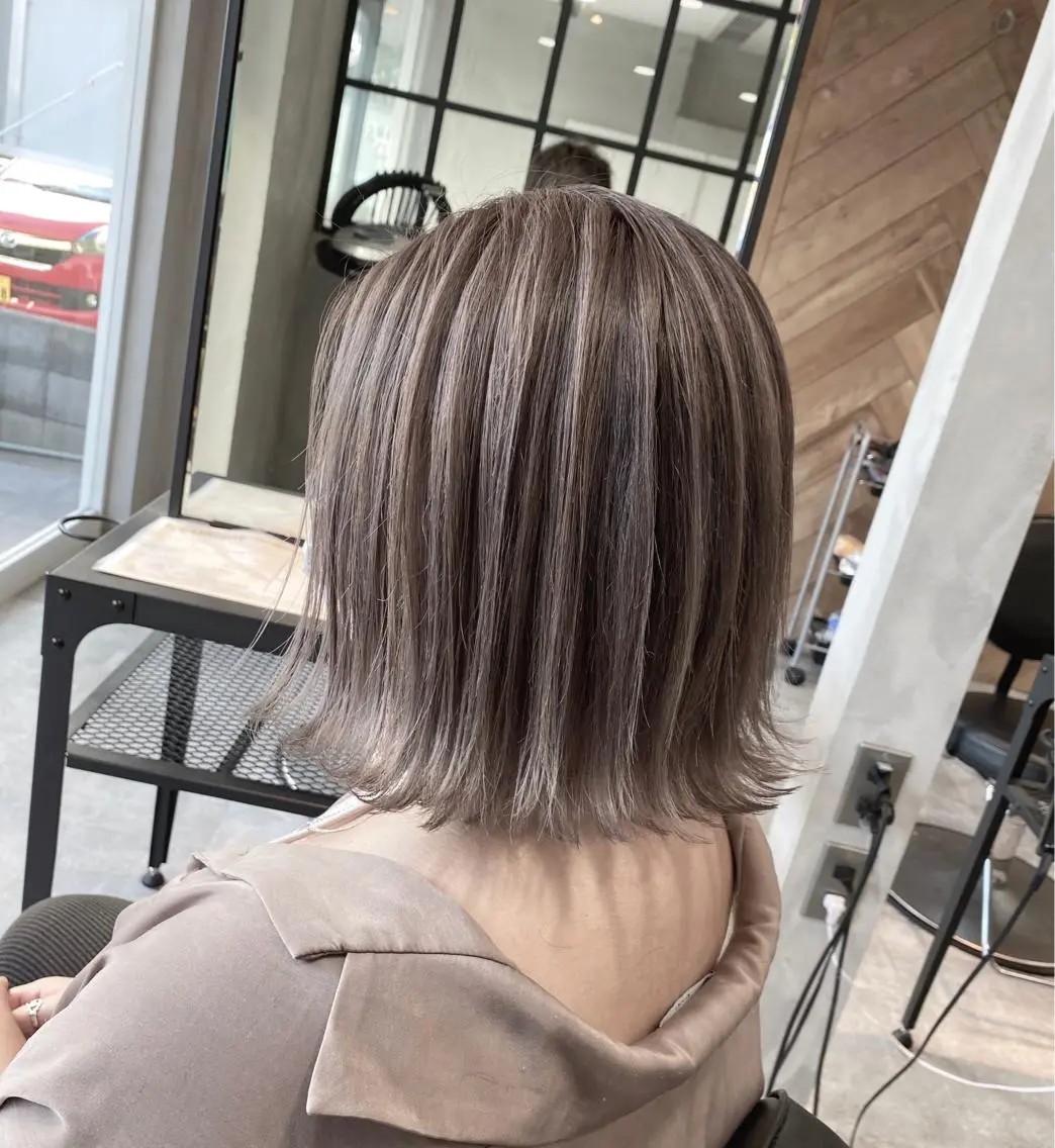 ミディアム カラー lafithhair ruu.南本庄のヘアスタイル