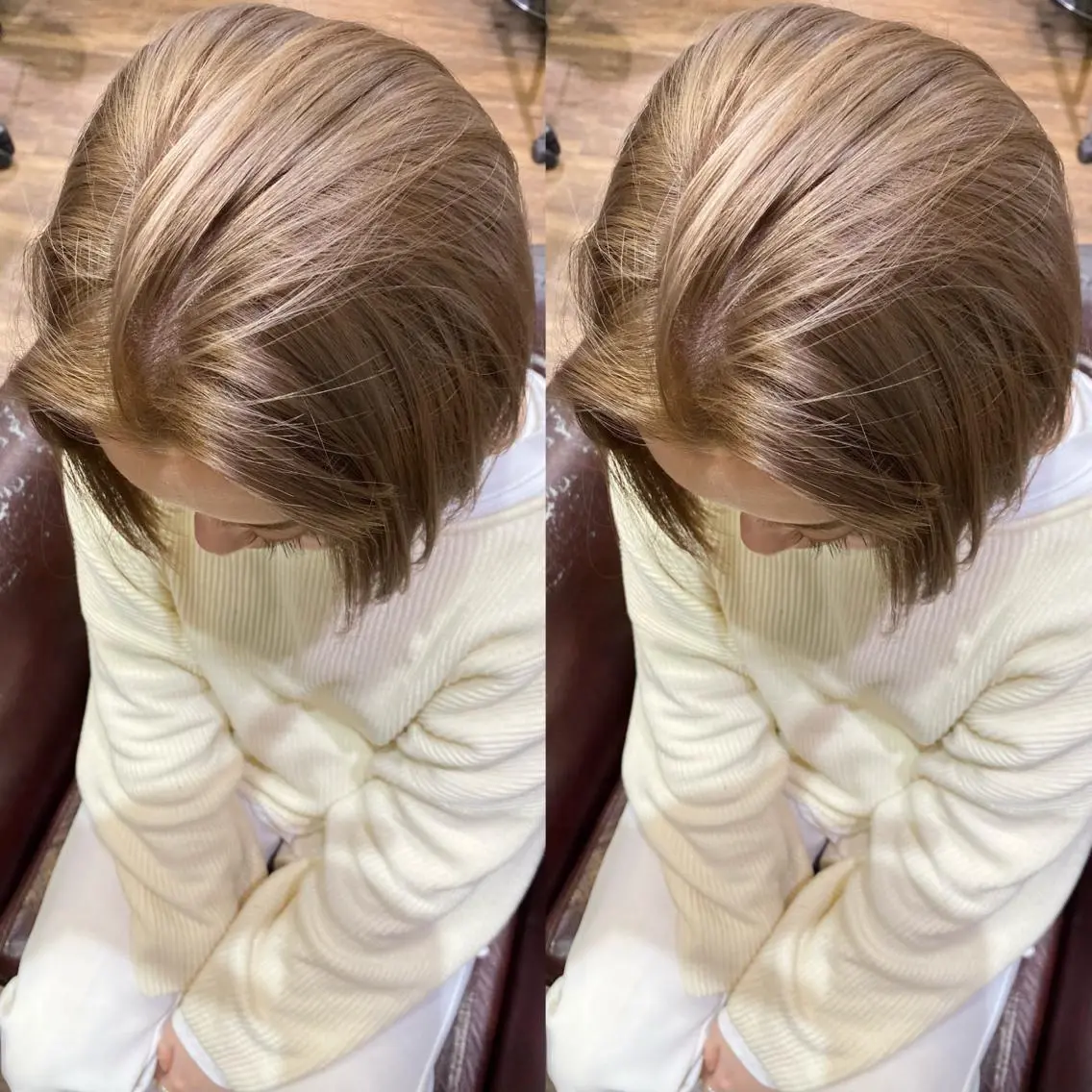ショート カラー ⭐️横浜ブリーチ特化 美容師　堤涼⭐️のヘアスタイル