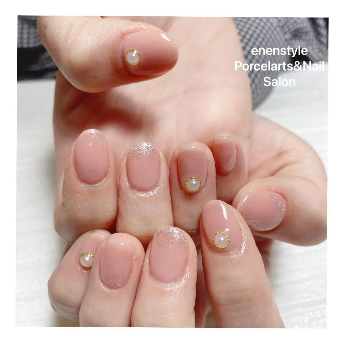 ショート ネイル ハンドネイル 🐾enen style 🐾のネイルデザイン